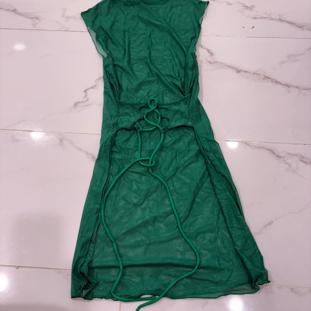 Elegant new Green swimwear cover-up